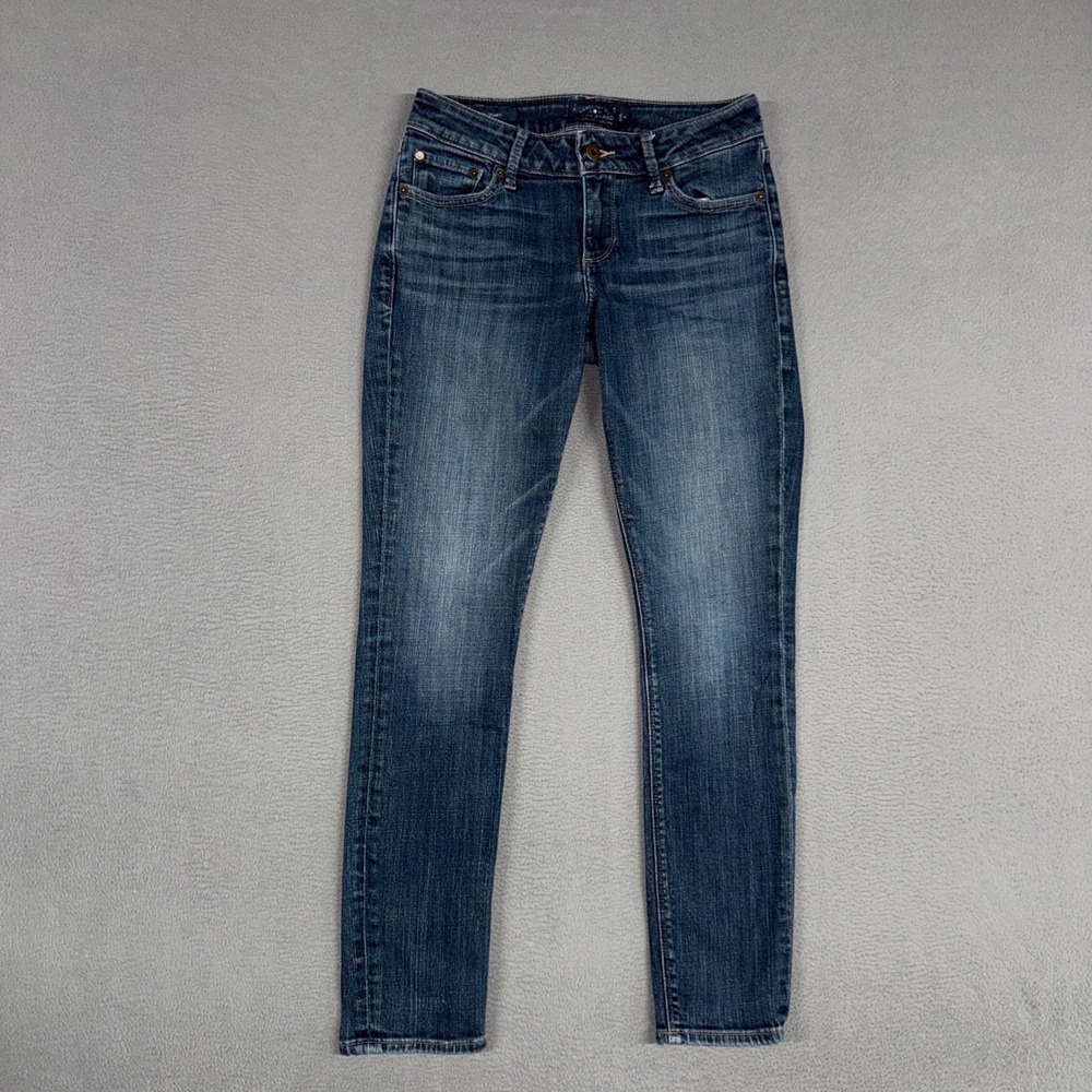 Lucky Brand Jeans Womens 0 Blue Lolita Skinny Low Rise Stretch Denim Preppy